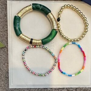 Allie + Bess Colorful Beaded Bracelet Set